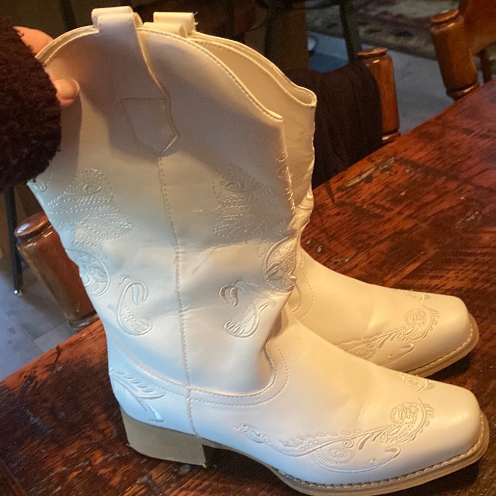 White boots